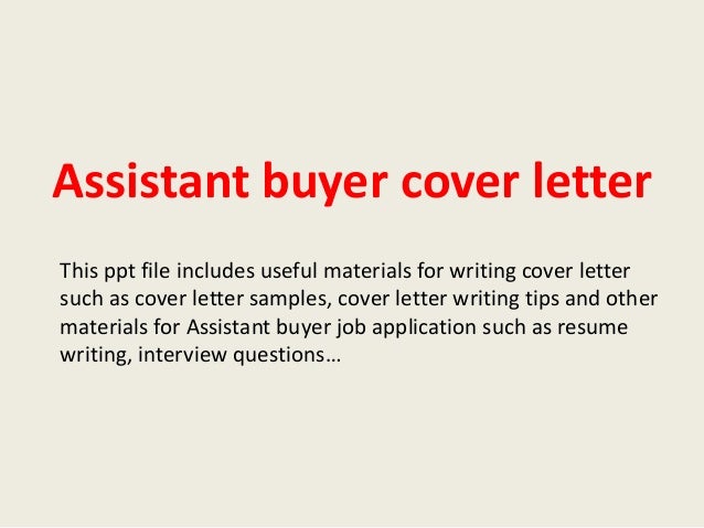 assistant buyer cover letter 1 638 jpg cb 1393990526 associate buyer cover letter