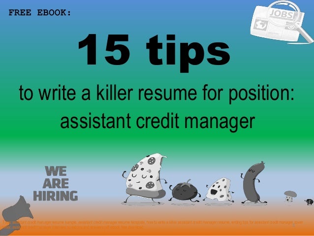 assistant credit manager resume sample pdf ebook free download assistant credit manager resume job description