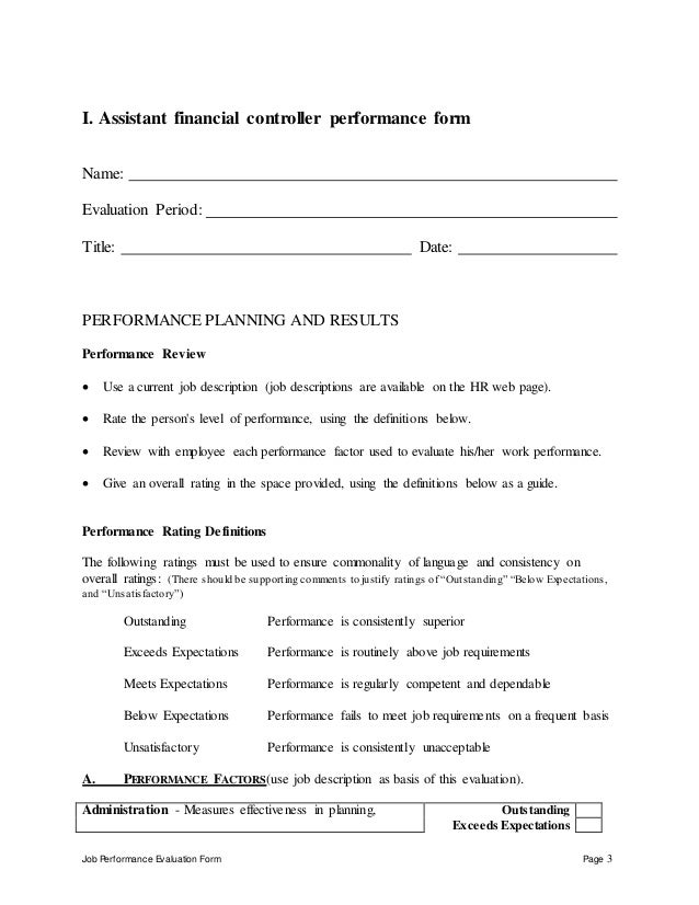 job description for financial assistant financial