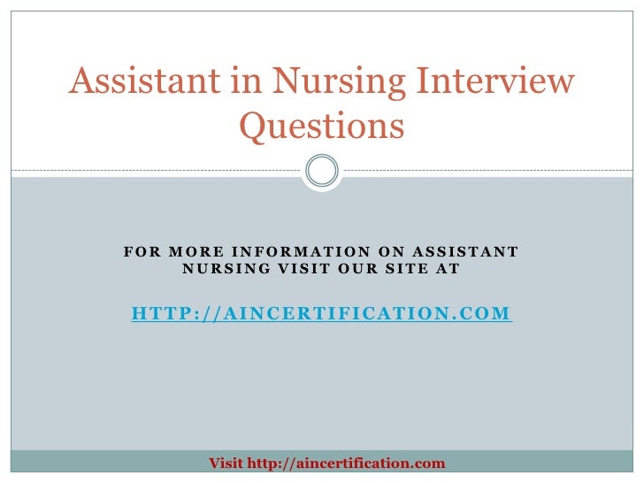 situational interview questions for nurses