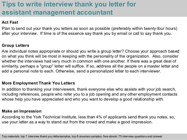 assistant management accountant cover letter