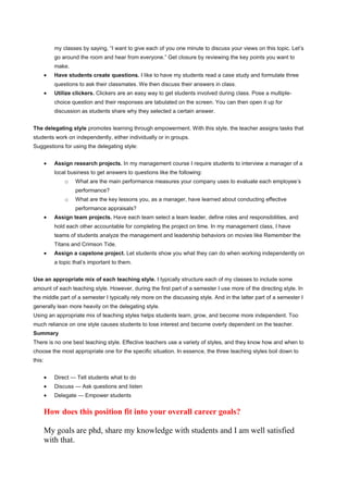 Assistat professor interview questions in eng. colleges | PDF