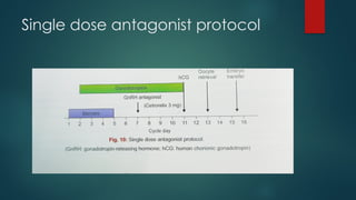 Single dose antagonist protocol
 