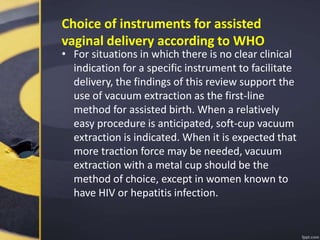 Hep Instrument Assisted vaginal delivery | PPTX