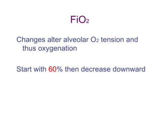 Fio2 Guide For Newborns Assisted ventilation in neonates | PPT