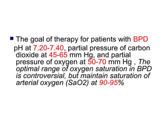 Bpd Baby Normal O2 Range Assisted ventilation in neonates | PPT