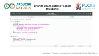 Arduino Personal Assistant Assistente pessoal com Arduino Python e IA | PDF