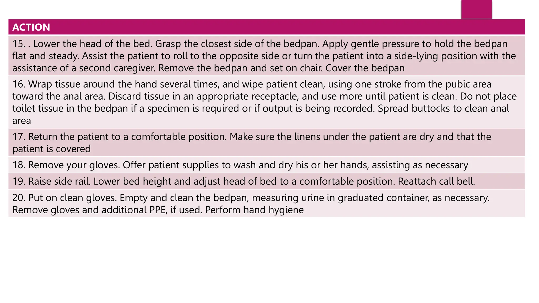 ASSISTING WITH THE USE OF BED PAN BY ANUSHRI SRIVASTAVA.pptx