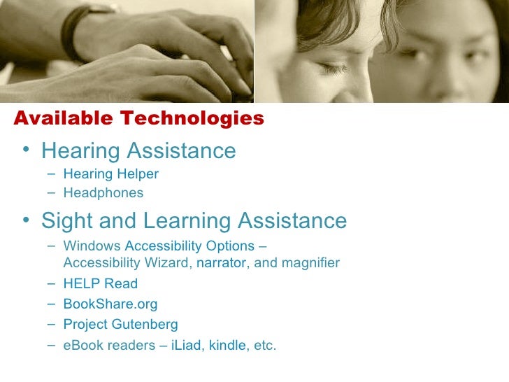 Essay on hci assistive technology devices for speciallyabled image
