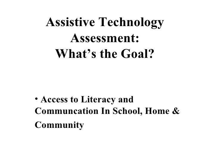 Assistive Technology Assessment