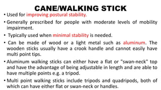 Walking, Assistive Cane Dimensions & Drawings