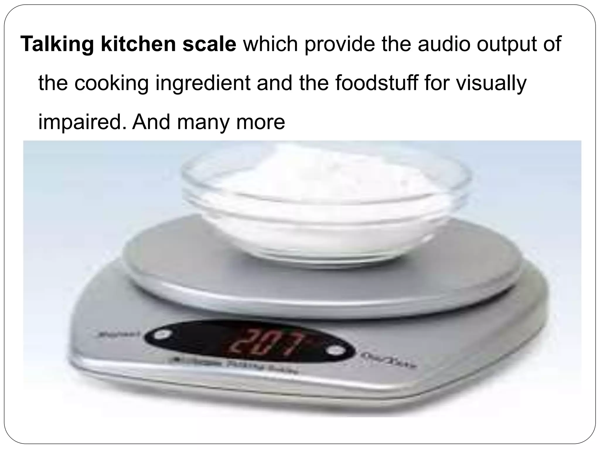 Assistive technologies and devices for visually impaired PPT