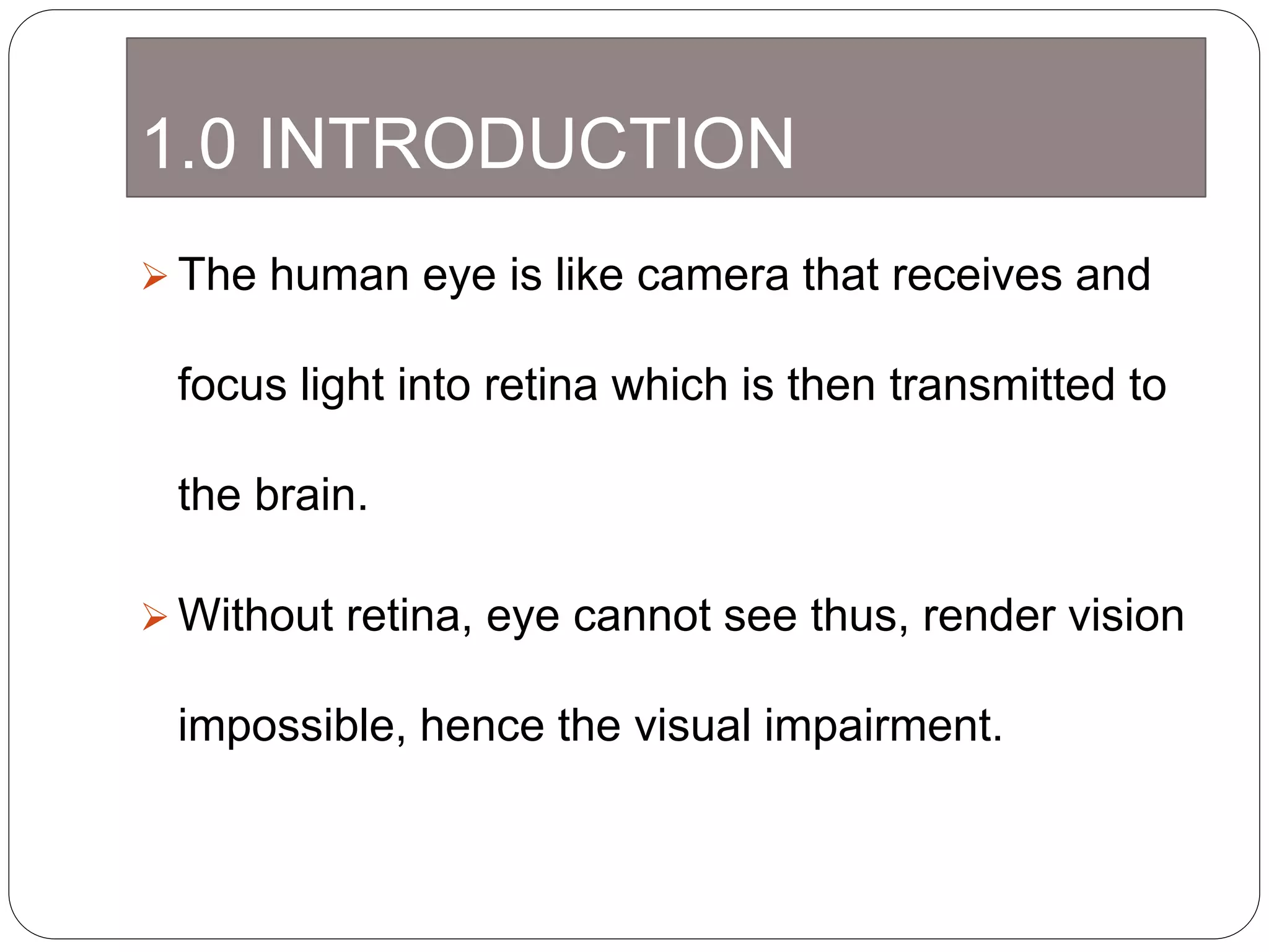 Assistive technologies and devices for visually impaired PPT