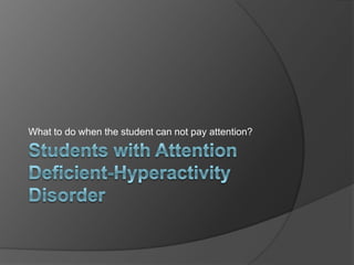 One auditory disability