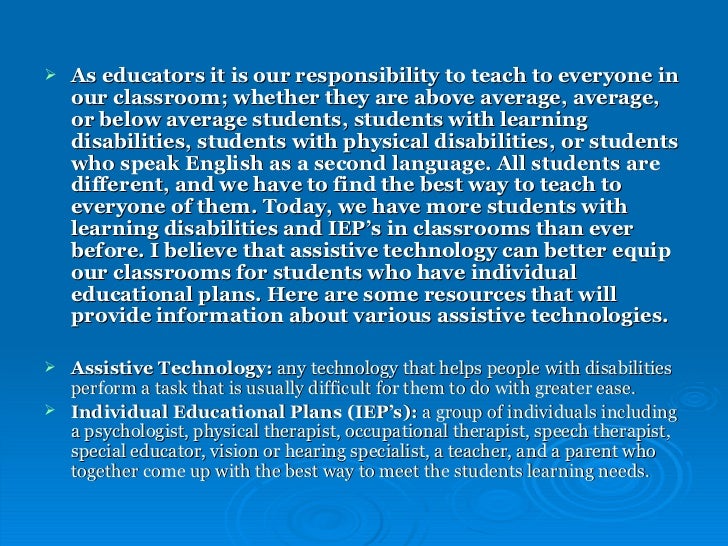 Assistive Technology