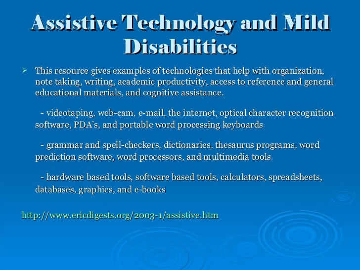 Assistive Technology