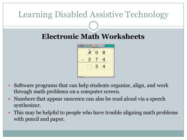 Electronic Math Worksheets - Bluegreenish