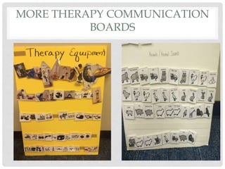 MORE THERAPY COMMUNICATION
BOARDS
 