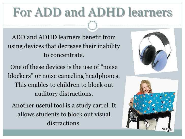 Assistive tecnology for adhd