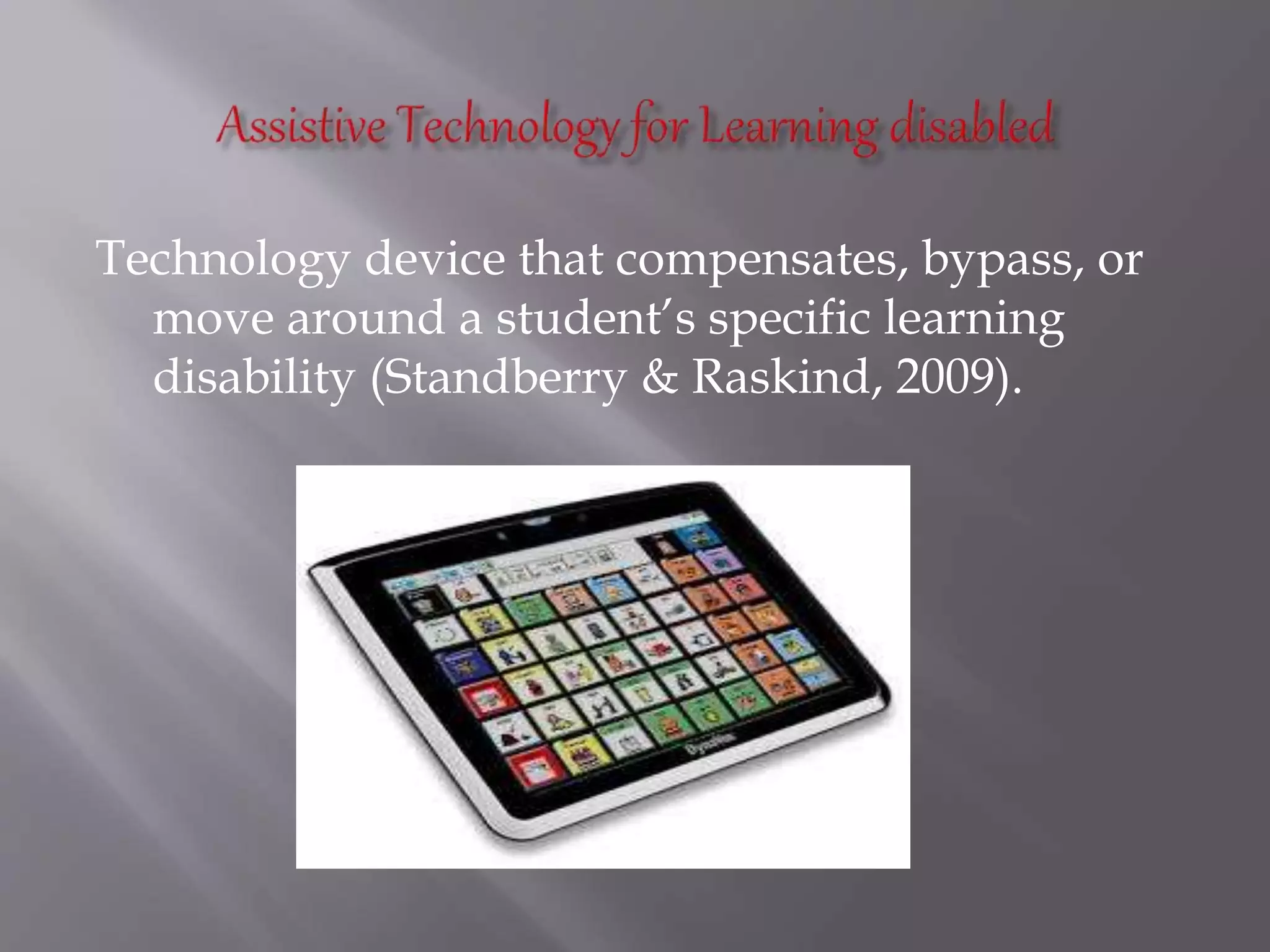 Assistive Technology Williams Ppt
