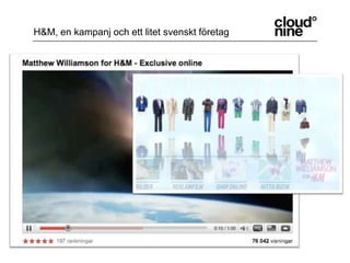 H&M, en kampanj och ett litet svenskt företag