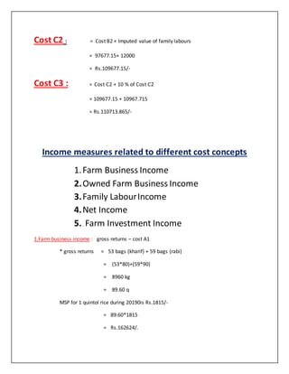 cost concepts and cpst of cultivation DOCX