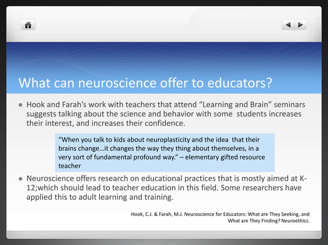 Neuroscience and Learning | PPTX | Brain and Nervous System Disorders ...