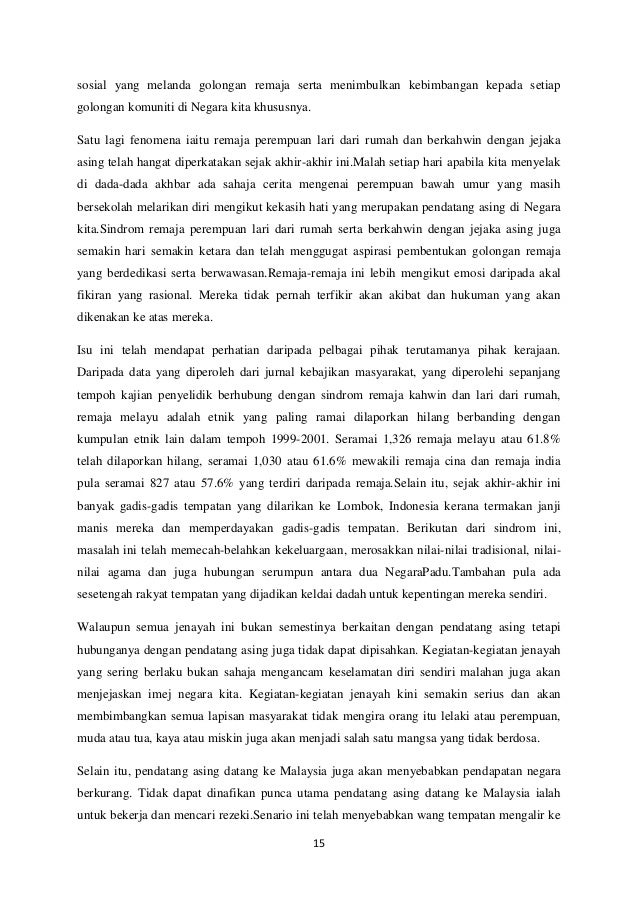 jurnal pendatang asing di malaysia jurnal pendatang asing di malaysia