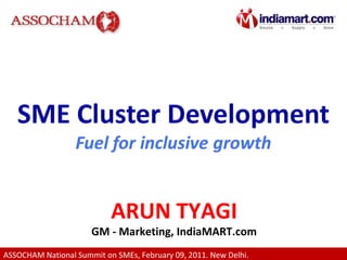 ARUN TYAGI GM - Marketing, IndiaMART.com 