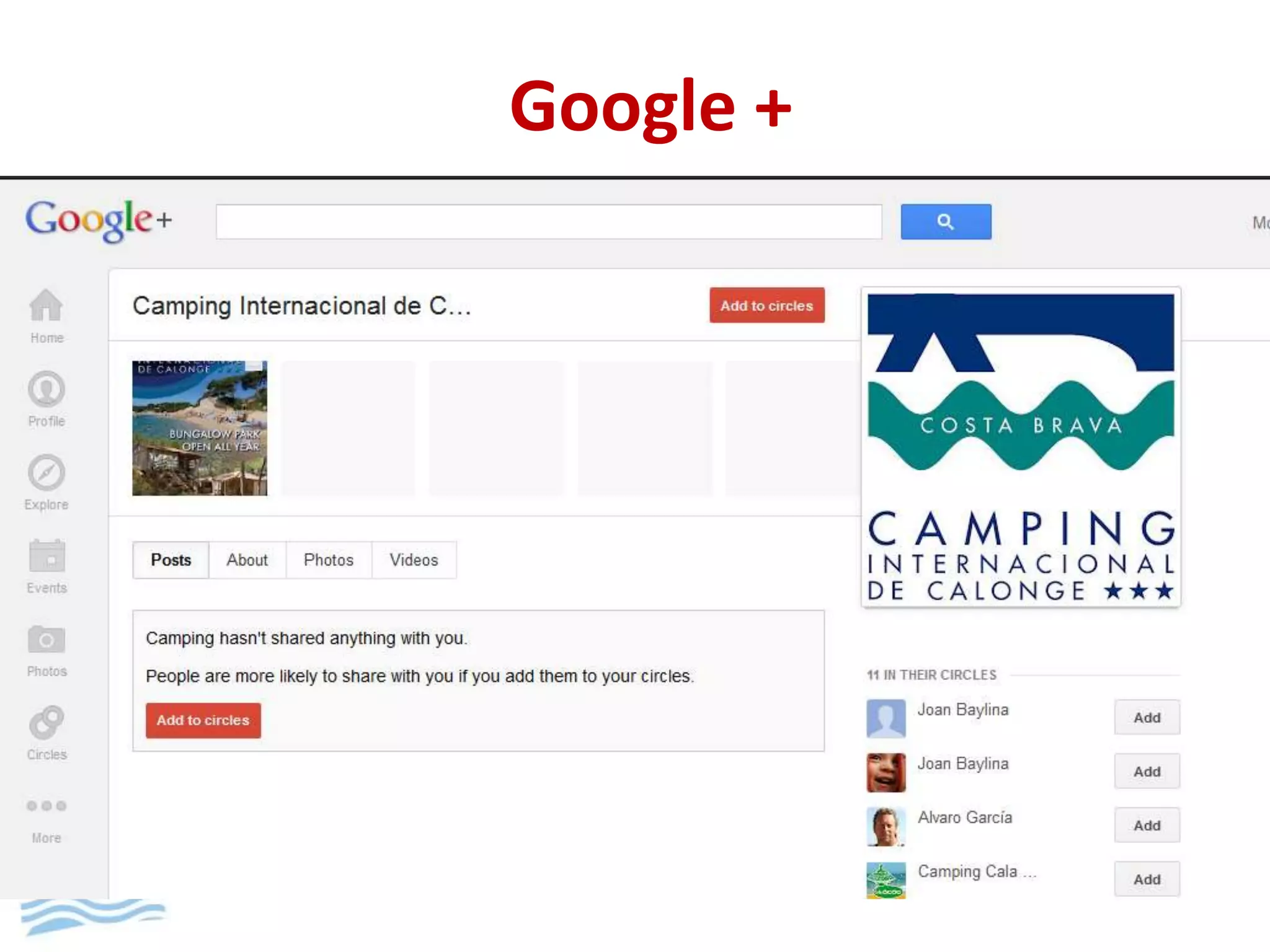 Google +
 