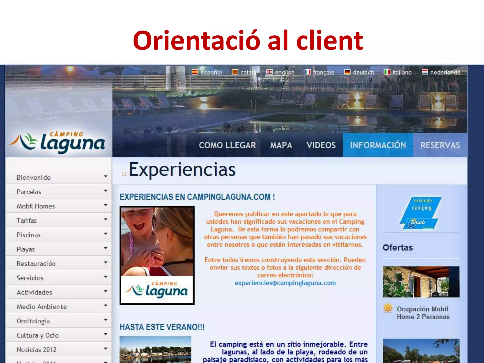 Orientació al client
 