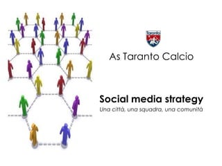 As Taranto Calcio Social media strategy Una città, una squadra, una comunità 