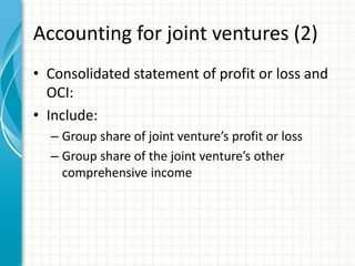 Associates and joint arrangements | PPTX