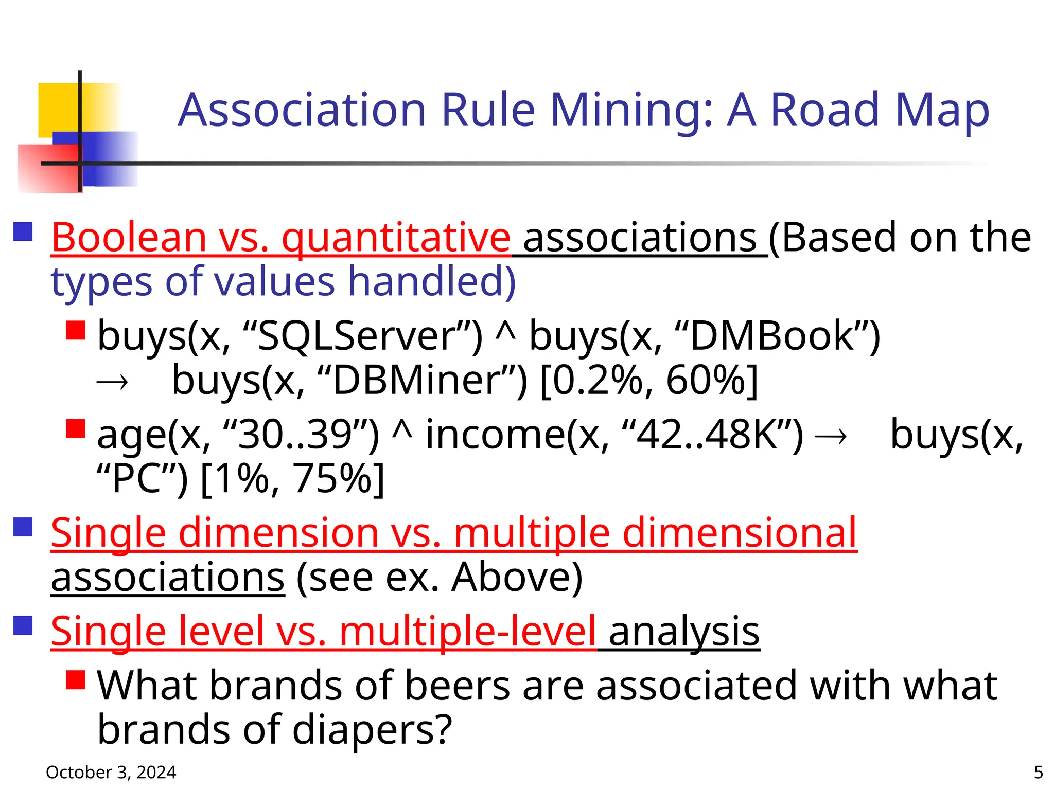 Data Mining: Association-Rules Techniques.ppt | Databases | Computer ...