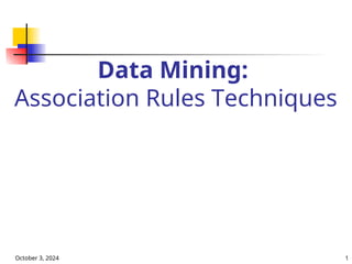 Data Mining: Association-Rules Techniques.ppt