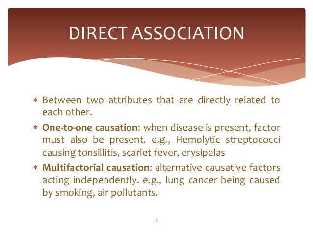 what does association and causation mean