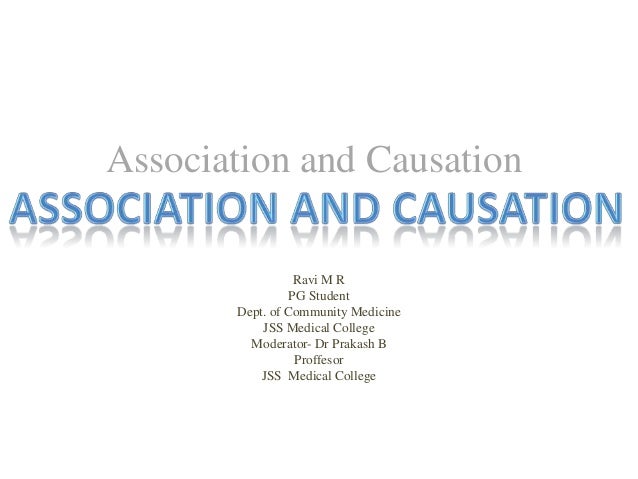 Association And Causation