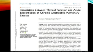 Association Between Thyroid Function and Acute.pptx