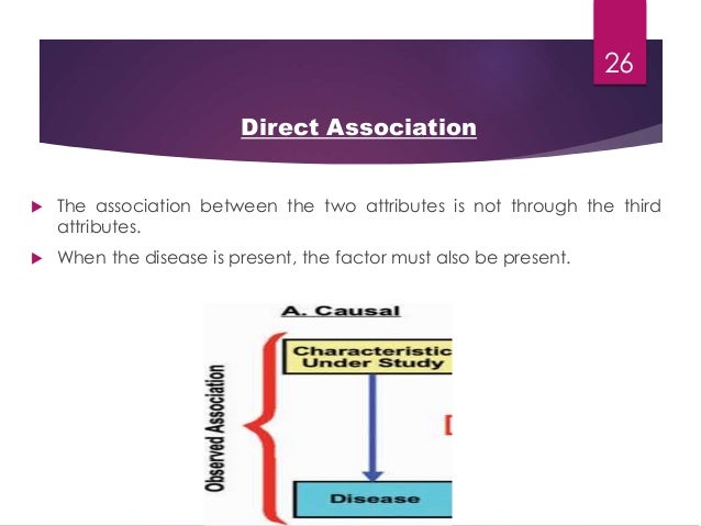 what is a direct causal association