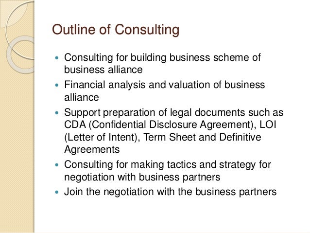 buisness outline