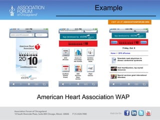 American Heart Association WAP Example 