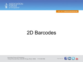 2D Barcodes 