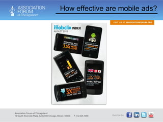 How effective are mobile ads? 