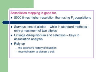 Association mapping | PPTX