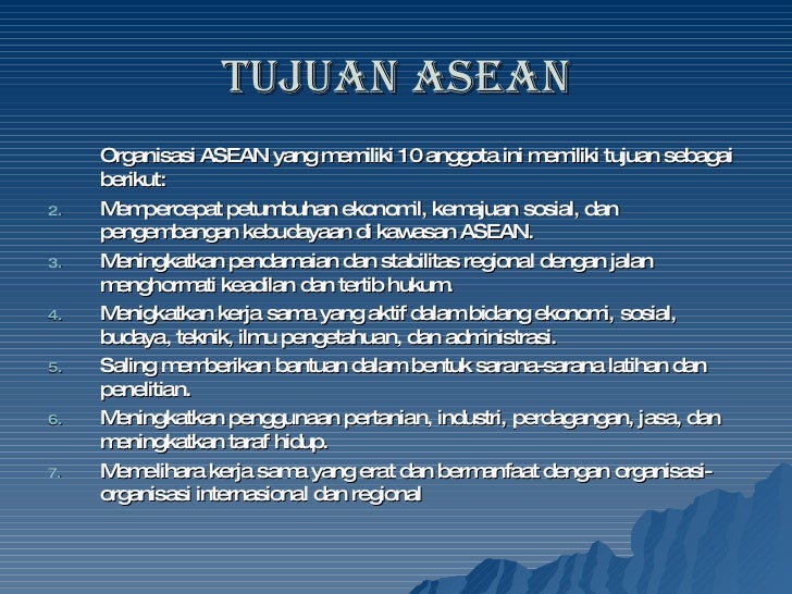 Struktur Organisasi Asean Sebelum Dan Sesudah Ktt Di Bali