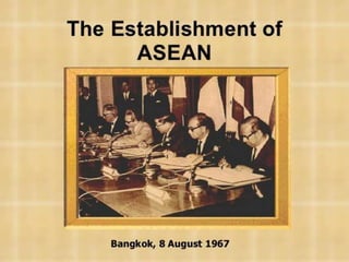 Association of south-east Asian Nations: ASEAN | PPTX