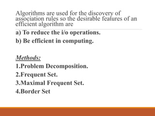 Association Rule Algorithm Researchgate Association Rule.ppt
