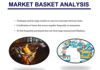 ASSOCIATION Rule plus MArket basket Analysis.pptx
