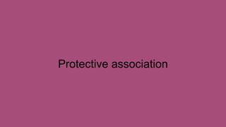 Protective association
 