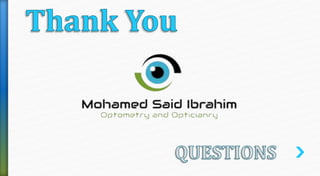 Control of ACCOMMODATION